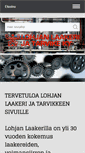 Mobile Screenshot of lohjanlaakeri.com