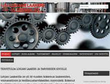 Tablet Screenshot of lohjanlaakeri.com